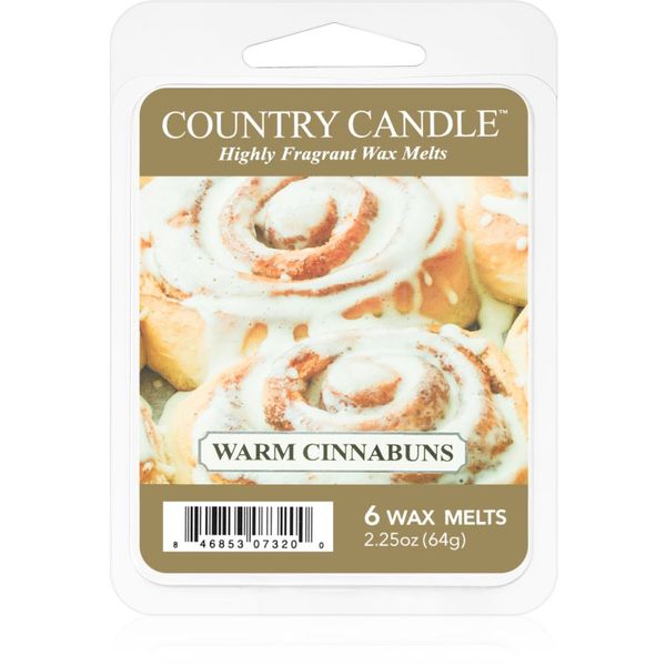 Country Candle Country Candle Warm Cinnabuns vosek za aroma lučko 64 g