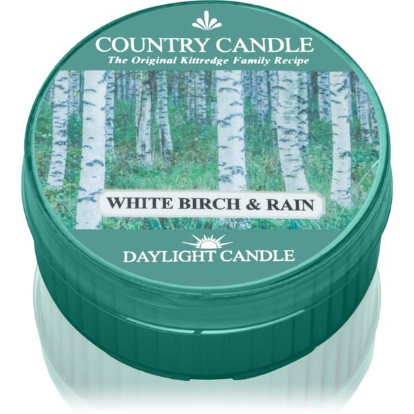 Country Candle Country Candle White Birch & Rain čajna sveča 42 g