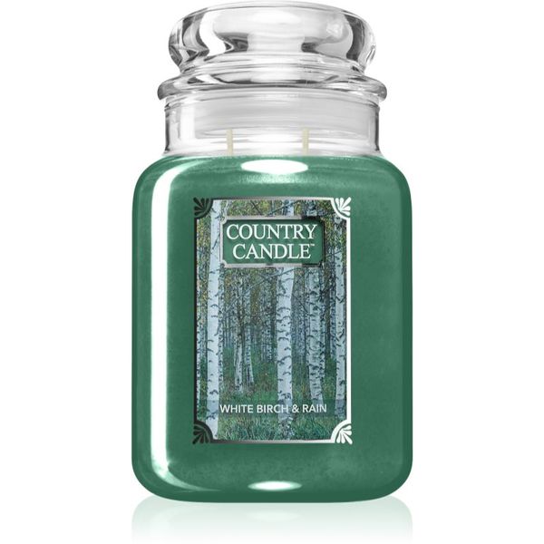 Country Candle Country Candle White Birch & Rain dišeča sveča 737 g