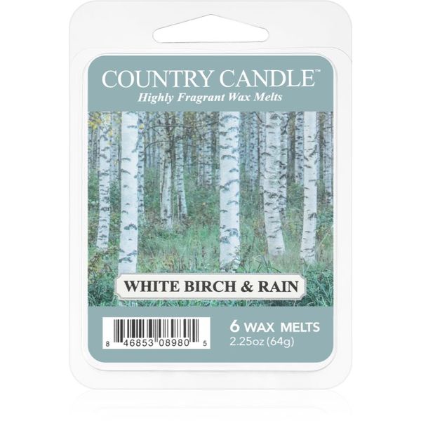 Country Candle Country Candle White Birch & Rain vosek za aroma lučko 64 g