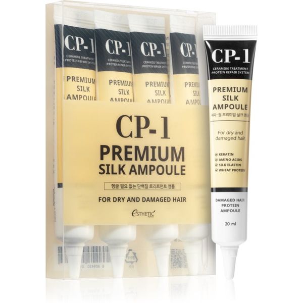 CP-1 CP-1 Premium Silk regeneracijska nega brez spiranja za suhe in poškodovane lase 4x20 ml