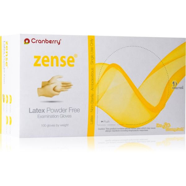 Cranberry Cranberry Zense Natural rokavice iz lateksa brez pudra velikost L 50 kos