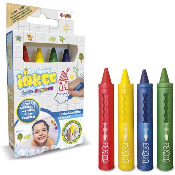 Craze Craze INKEE Bath Crayons barvice za kopel 4 kos