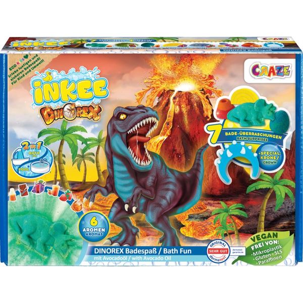 Craze Craze INKEE Dino set (za kopel) za otroke