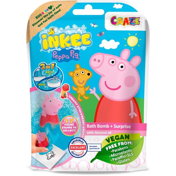 Craze Craze INKEE Peppa Pig kroglica za kopel 1 kos