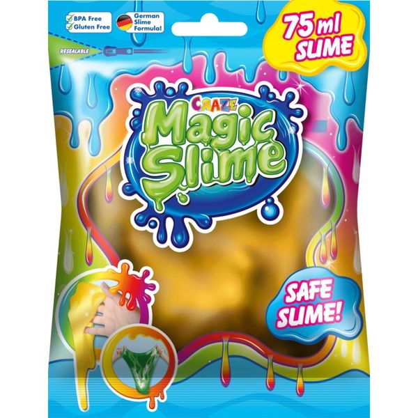 Craze Craze Magic Slime barvna sluz Gold 75 ml