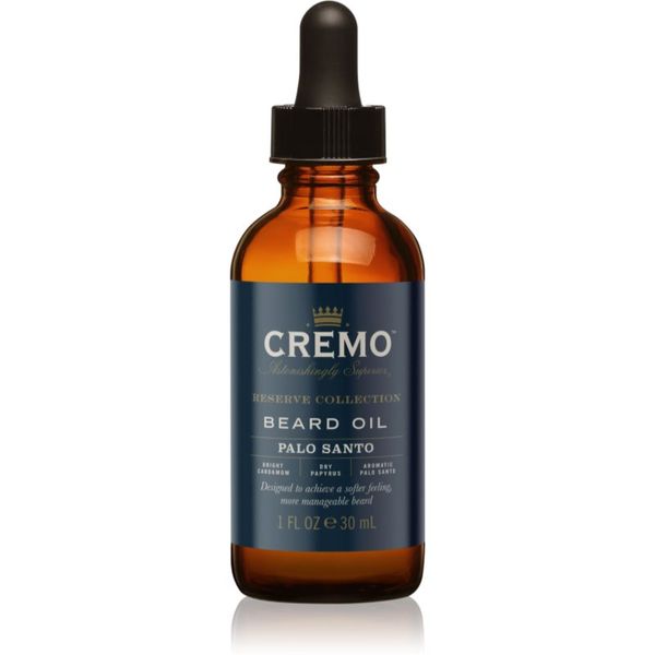 Cremo Cremo Reserve Collection Palo Santo olje za brado za moške 30 ml