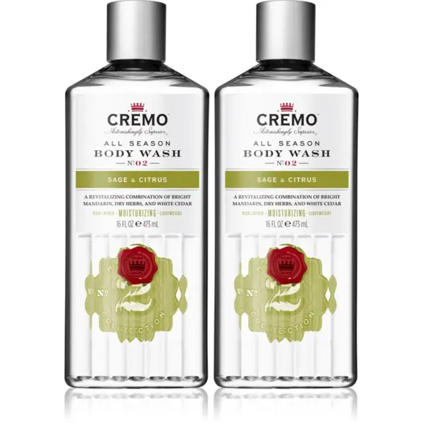 Cremo Cremo Sage & Citrus Body Wash set