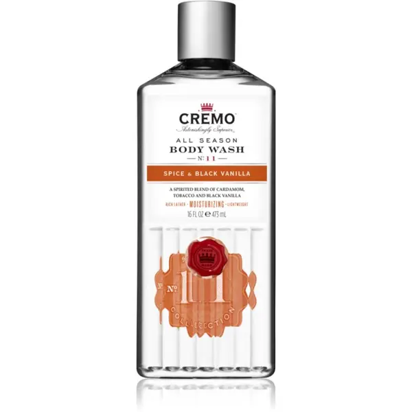 Cremo Cremo Spice & Black Vanilla Body Wash gel za prhanje za moške 473 ml