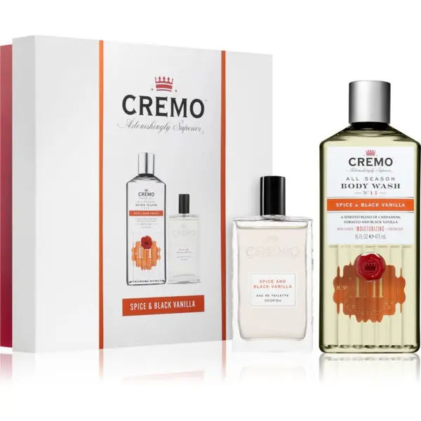 Cremo Cremo Spice & Black Vanilla darilni set za moške