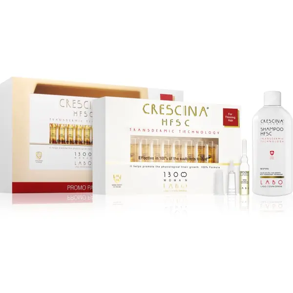 Crescina Crescina Transdermic 1300 Re-Growth nega za spodbujanje rasti in proti izpadanju las za ženske