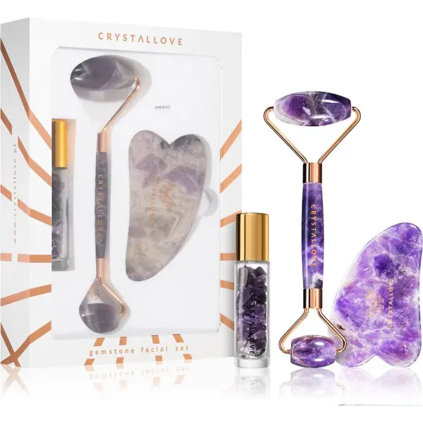 Crystallove Crystallove Amethyst Beauty Set set za nego obraza