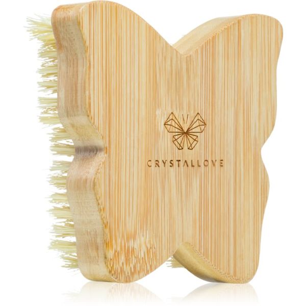 Crystallove Crystallove Bamboo Butterfly Agave Body Brush masažna krtača za telo 1 kos