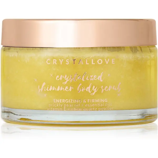 Crystallove Crystallove Clear Quartz Shimmer Body Scrub piling za telo 200 g