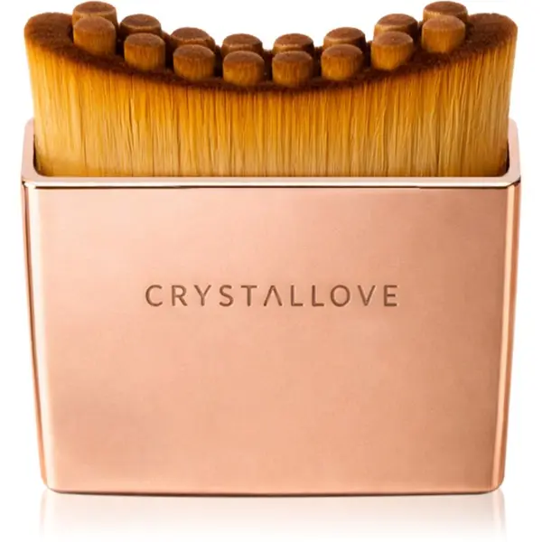 Crystallove Crystallove Contour Face Brush pripomoček za masažo za obraz, vrat in dekolte 1 kos