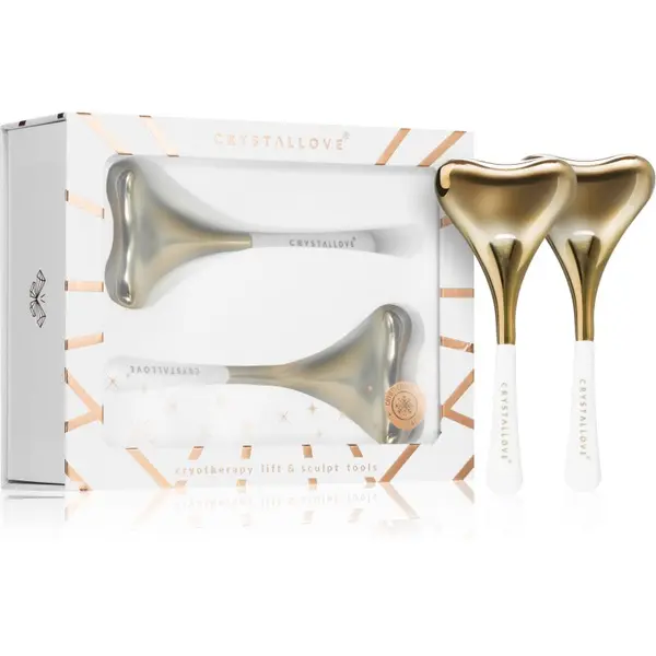 Crystallove Crystallove Cryo Cryotherapy Lift & Sculpt Tools pripomoček za masažo za obraz 2 kos