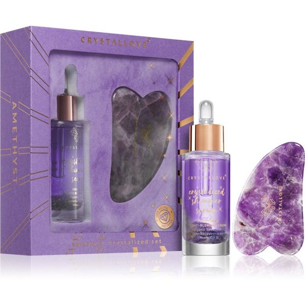 Crystallove Crystallove Crystalized Amethyst Set set za nego kože