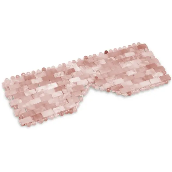 Crystallove Crystallove Rose Quartz Mask maska za predel okoli oči 1 kos