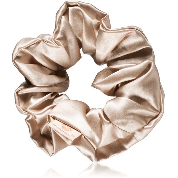 Crystallove Crystallove Silk Scrunchie svilena elastika za lase Gold 1 kos