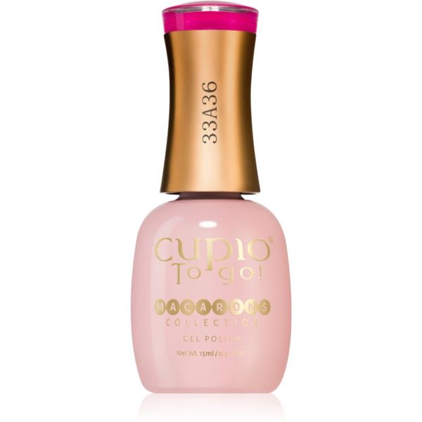 Cupio Cupio To Go! Macarons gel lak za nohte z uporabo UV/LED lučke odtenek Berry Punch 15 ml