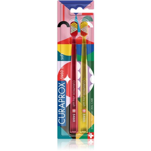 Curaprox Curaprox Limited Edition Circus zobna ščetka 5460 Ultra Soft 2 kos