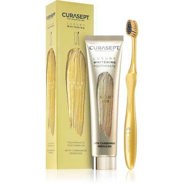 Curasept Curasept Gold Lux Set belilni set(za zobe)