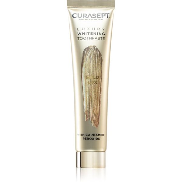 Curasept Curasept Gold Lux Toothpaste zobna pasta za beljenje zob z aktivnim ogljem 75 ml