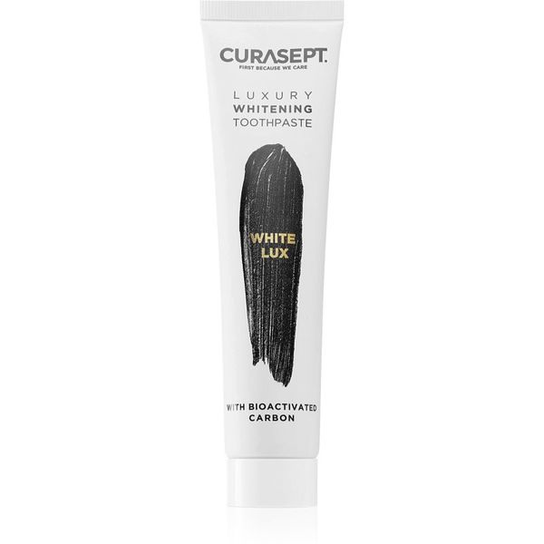 Curasept Curasept White Lux Toothpaste zobna pasta za beljenje zob z aktivnim ogljem 75 ml