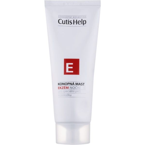 CutisHelp CutisHelp Health Care E - Eczema konopljino nočno mazilo proti ekcemu za obraz in telo 100 ml