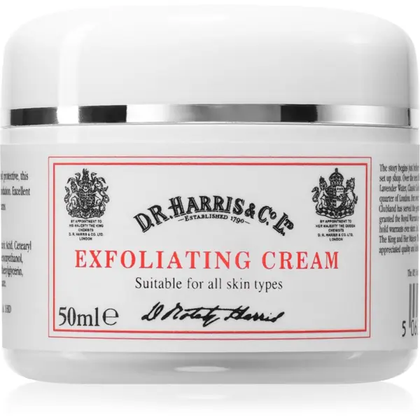 D.R. Harris D.R. Harris Exfoliating Cream čistilni piling za obraz za moške 50 ml