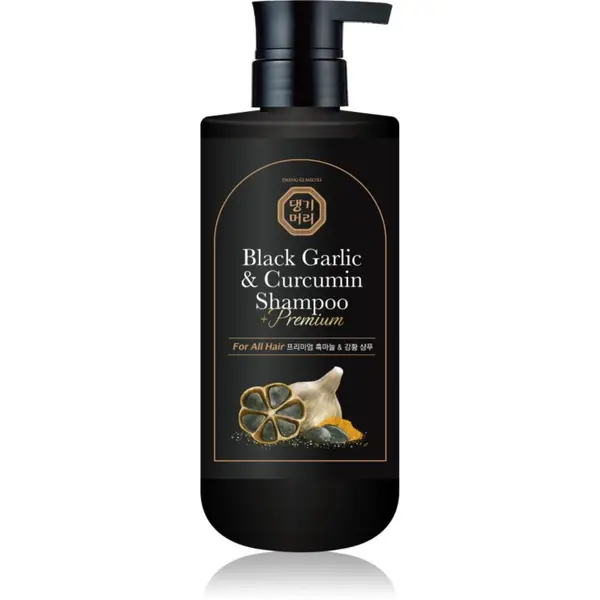 DAENG GI MEO RI DAENG GI MEO RI Black Garlic & Curcumin Shampoo globinsko regeneracijski šampon za okrepitev in rast las 500 ml