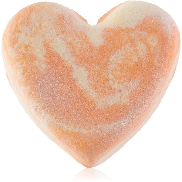 Daisy Rainbow Daisy Rainbow Bubble Bath Sparkly Heart šumeča kopalna kroglica Sweet Orange 70 g