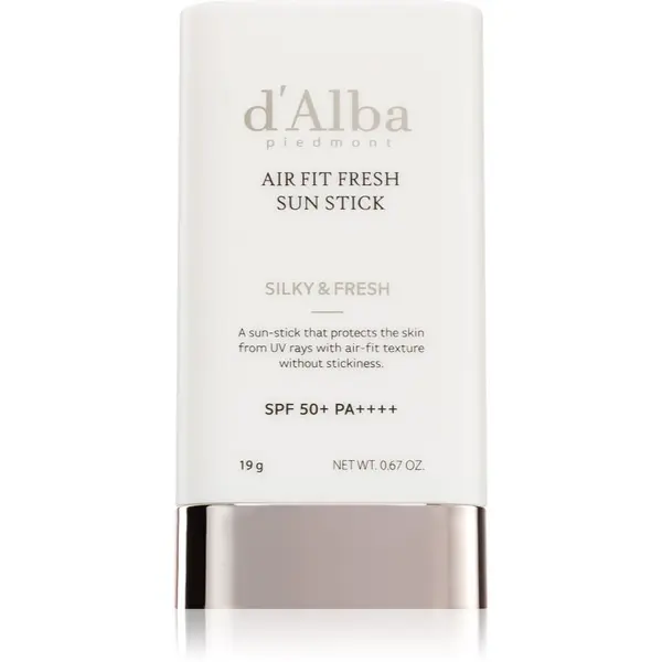 d'Alba d'Alba Air Fit Fresh Sun Stick krema za sončenje v paličici s pomirjajočim učinkom SPF 50+ 19 g