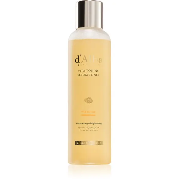 d'Alba d'Alba Vita Toning Serum Toner vlažilni tonik za posvetlitev in zgladitev kože 180 ml