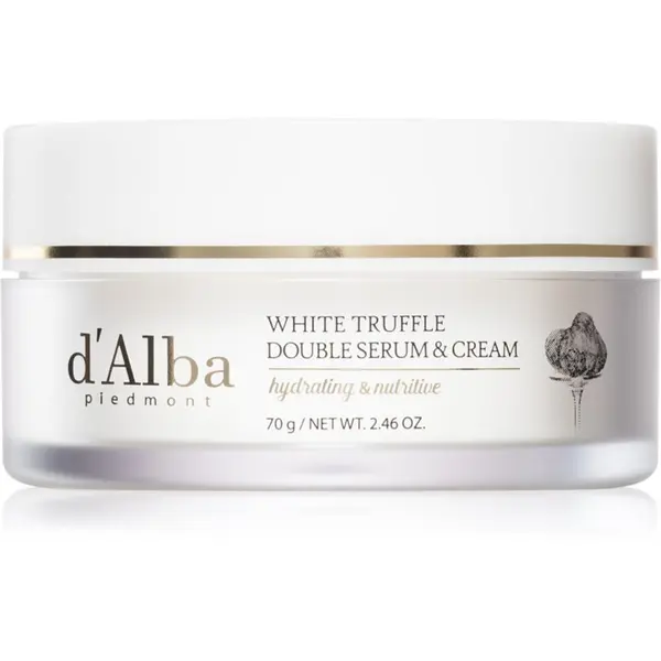 d'Alba d'Alba White Truffle Double Serum & Cream učvrstitvena dnevna krema in serum 2 v 1 70 g