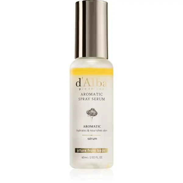d'Alba d'Alba White Truffle First Aromatic Spray Serum intenzivno vlažilni serum za obraz v pršilu 60 ml