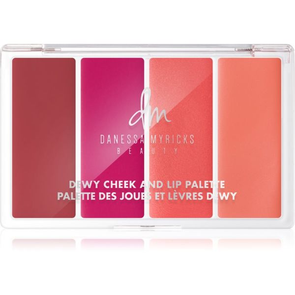 Danessa Myricks Beauty Danessa Myricks Beauty Dewy Cheek & Lip Palette večnamenska paleta za obraz Dew It Flirty 25 g