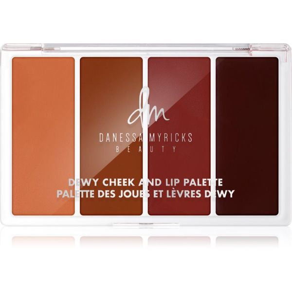 Danessa Myricks Beauty Danessa Myricks Beauty Dewy Cheek & Lip Palette večnamenska paleta za obraz odtenek Dew It Undercover 25 g