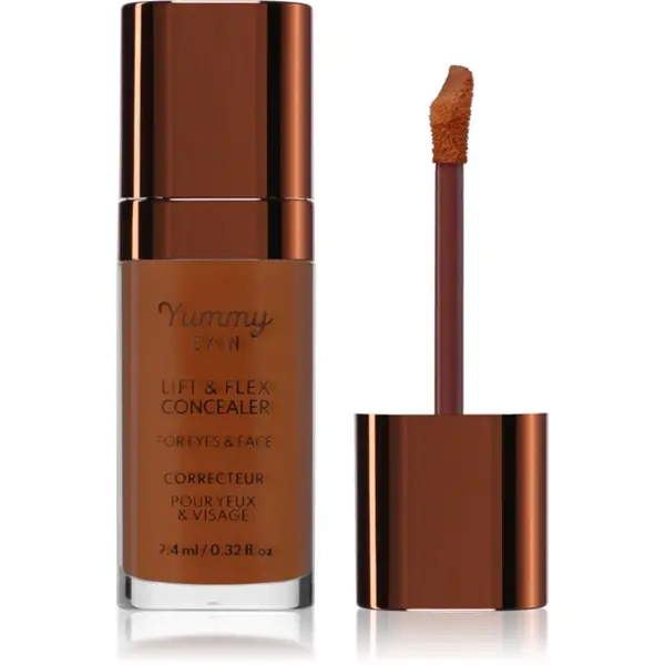 Danessa Myricks Beauty Danessa Myricks Beauty Yummy Skin Lift & Flex Concealer tekoči korektor z mat učinkom odtenek 15 - Dark With Warm Undertones 8.4 ml