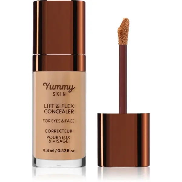 Danessa Myricks Beauty Danessa Myricks Beauty Yummy Skin Lift & Flex Concealer tekoči korektor z mat učinkom odtenek 9 - Medium With Peach Undertones 8.4 ml