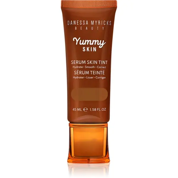 Danessa Myricks Beauty Danessa Myricks Beauty Yummy Skin Serum Skin Tint vlažilni tekoči puder z gladilnim učinkom odtenek 13 - Dark Skin with Warm Golden Undertones 45 ml