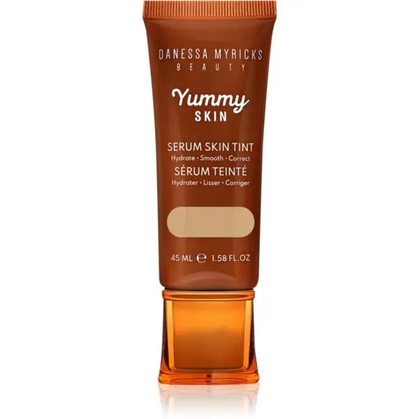 Danessa Myricks Beauty Danessa Myricks Beauty Yummy Skin Serum Skin Tint vlažilni tekoči puder z gladilnim učinkom odtenek 4.5 - Light To Medium With Warm Undertones 45 ml