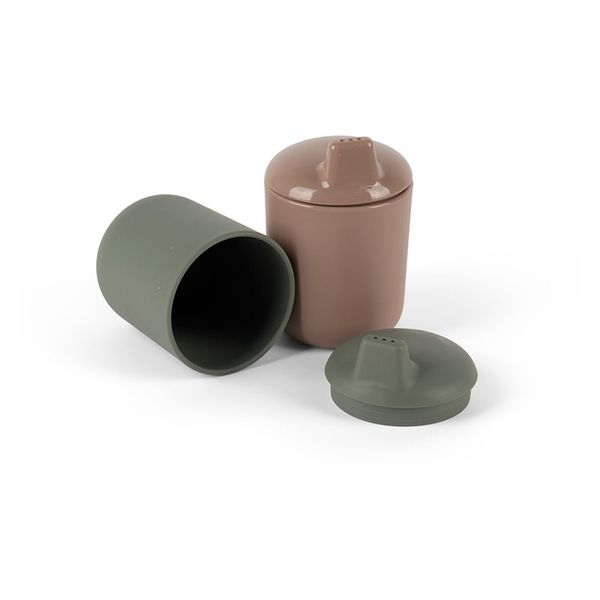 Dantoy Dantoy Tiny Bio Sippy Cups skodelica Olive/Mocca 0m+ 2 kos