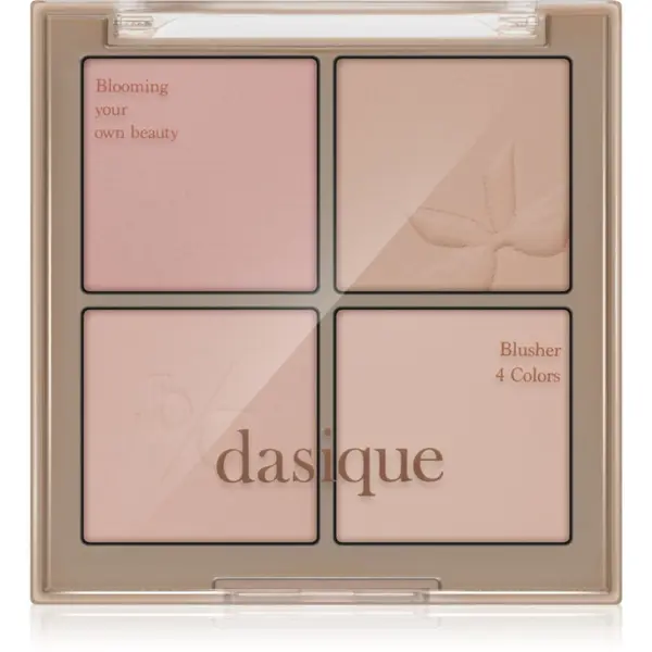 Dasique Dasique Blending Mood Cheek paleta rdečil za zdrav videz odtenek 10 Muted Nuts 10 g