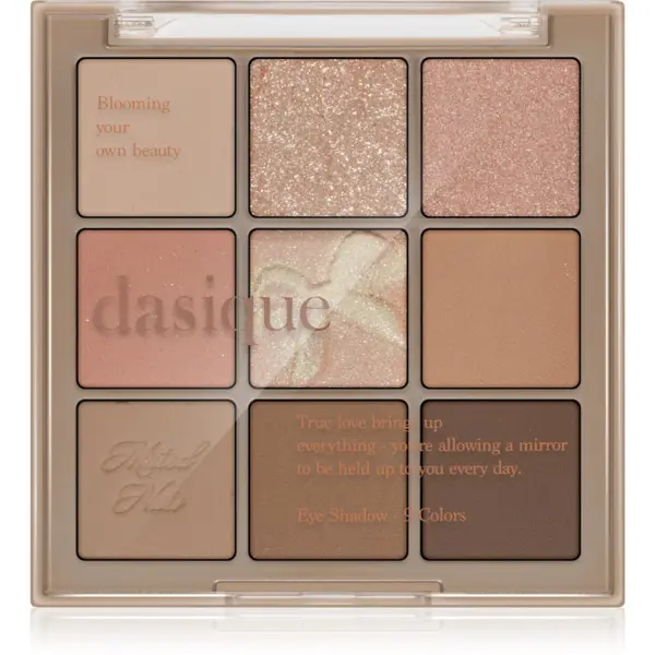 Dasique Dasique Eye Shadow Pallete paleta senčil za oči odtenek 24 Muted Nuts 7 g