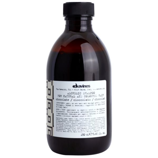 Davines Davines Alchemic Shampoo Chocolate šampon za intenzivnost barve las 280 ml