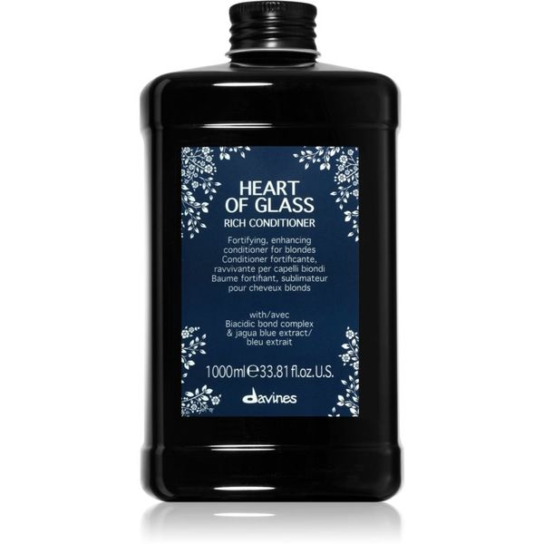 Davines Davines Heart of Glass Rich Conditioner krepilni balzam za blond lase 1000 ml