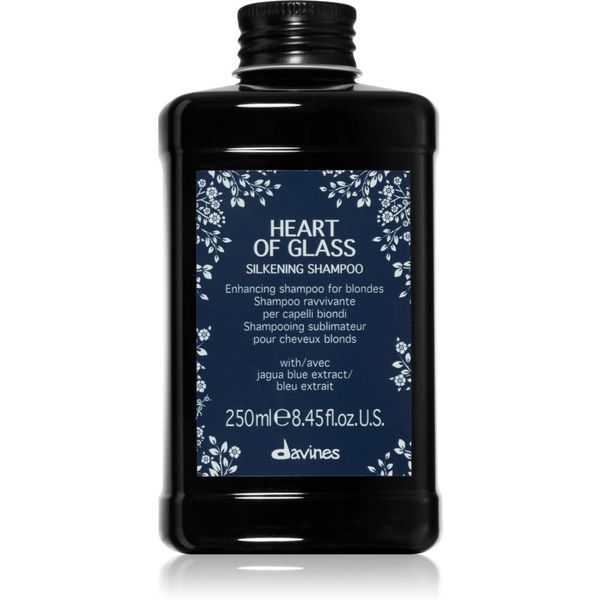 Davines Davines Heart of Glass Silkening Shampoo nežni čistilni šampon za blond lase 250 ml