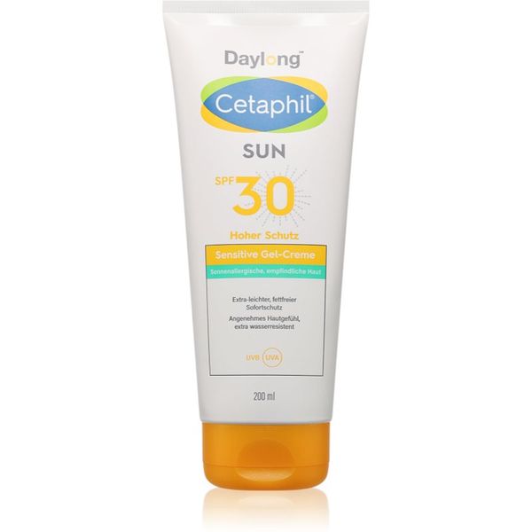 Daylong Daylong Cetaphil SUN Sensitive lahka zaščitna gel krema za občutljivo kožo SPF 30 200 ml
