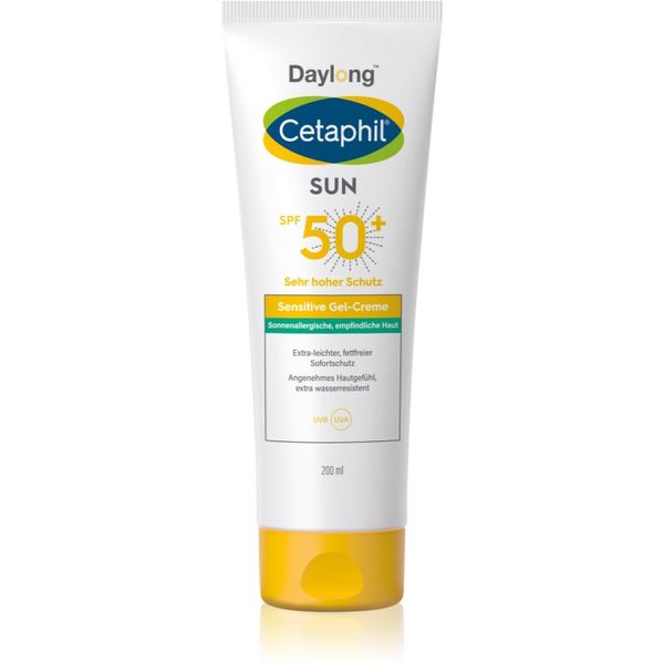 Daylong Daylong Cetaphil SUN Sensitive lahka zaščitna gel krema za občutljivo kožo SPF 50+ 200 ml